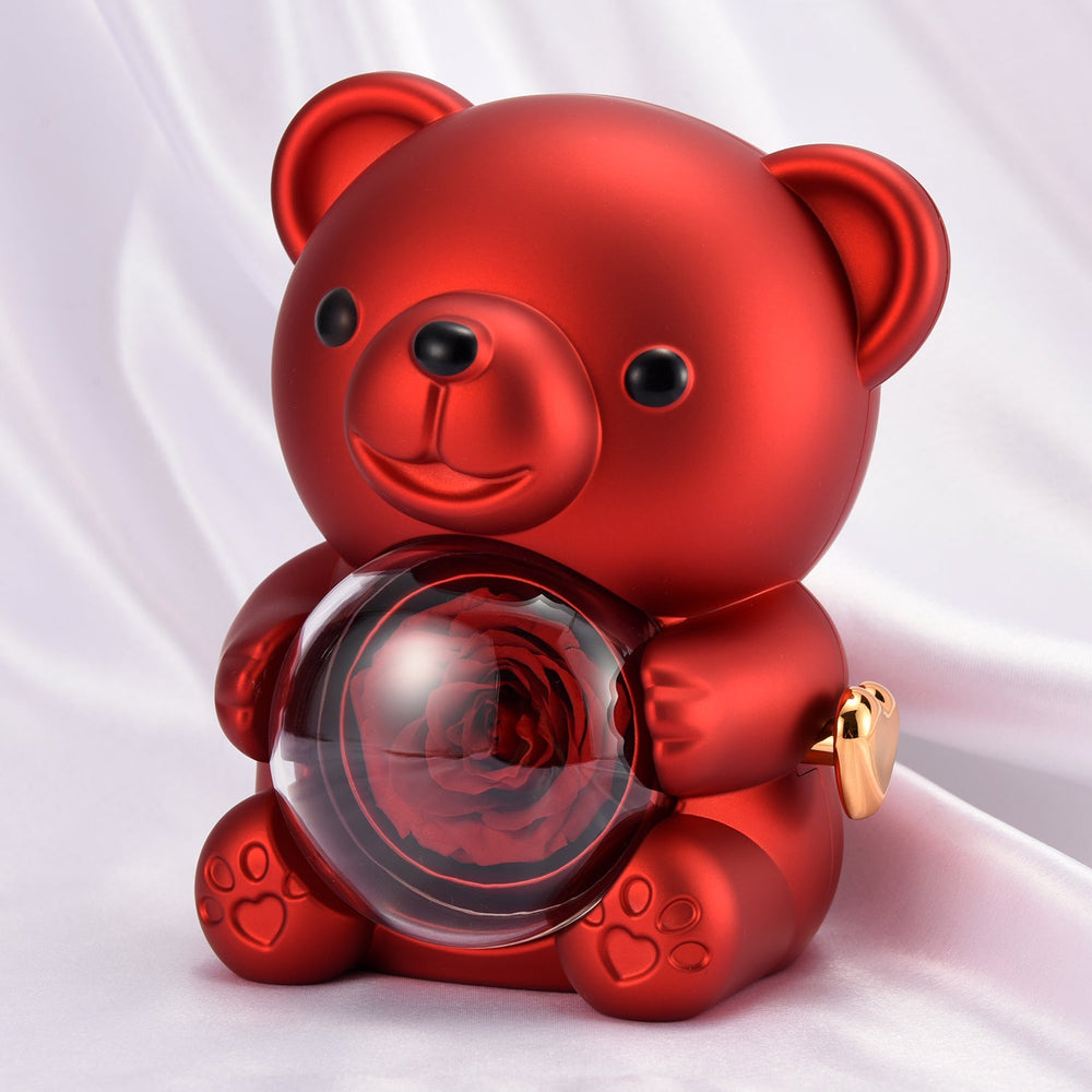 Surprise Teddy Bear Love Letter Necklace