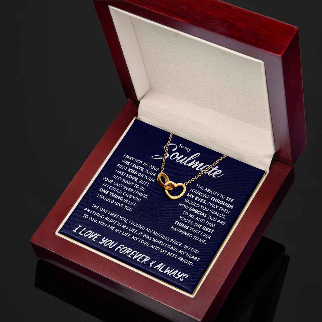 Hearts Linked Forever – Interlocking Hearts Necklace