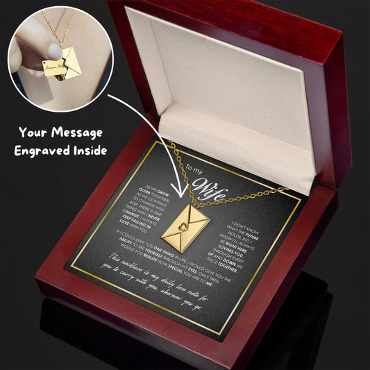 Secret Love Note – Engraved Necklace
