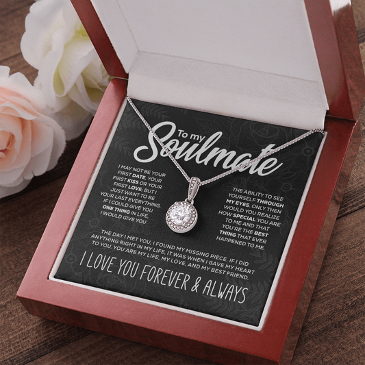To My Soulmate – "My Life, My Love, My Best Friend" Pendant