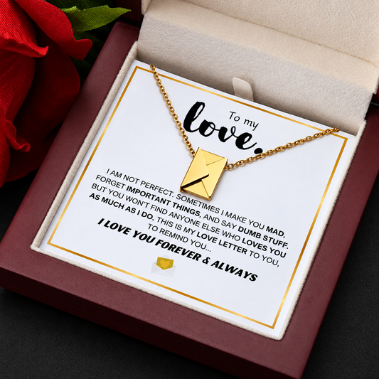Love Letter Necklace Gift Set