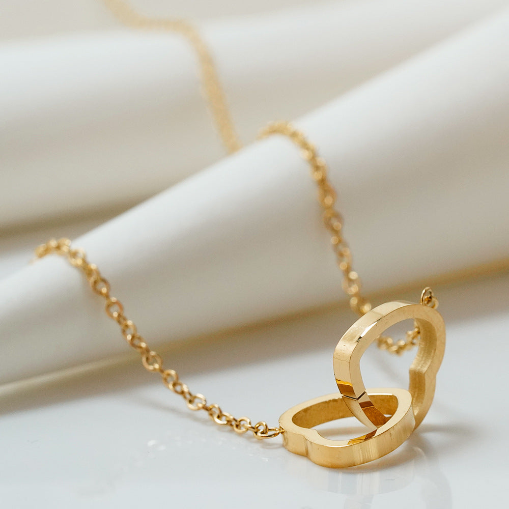 Hearts Linked Forever – Interlocking Hearts Necklace